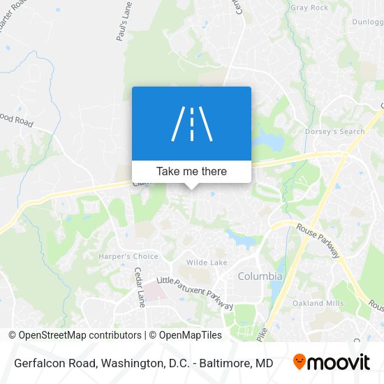 Mapa de Gerfalcon Road