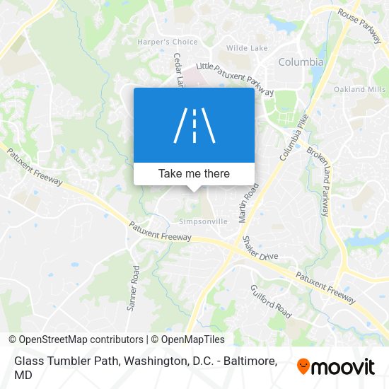 Glass Tumbler Path map