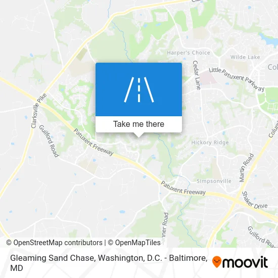 Gleaming Sand Chase map