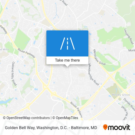 Golden Bell Way map