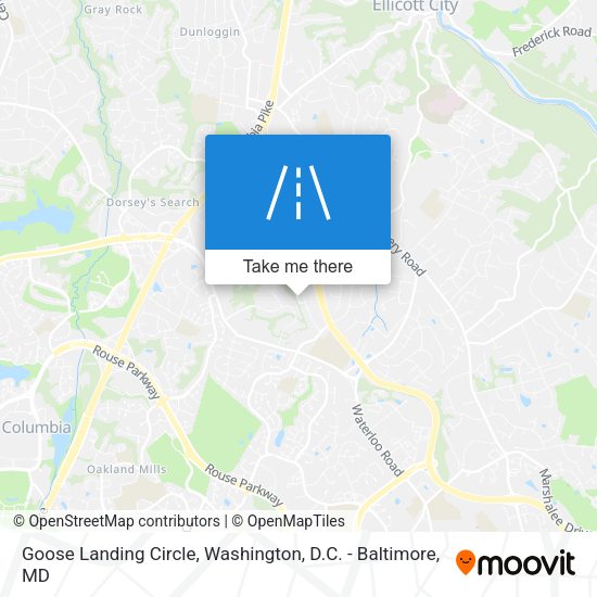 Mapa de Goose Landing Circle