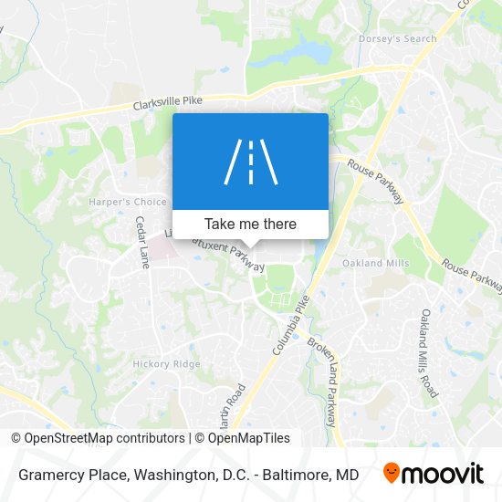 Gramercy Place map