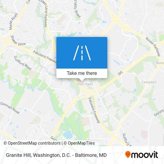 Granite Hill map