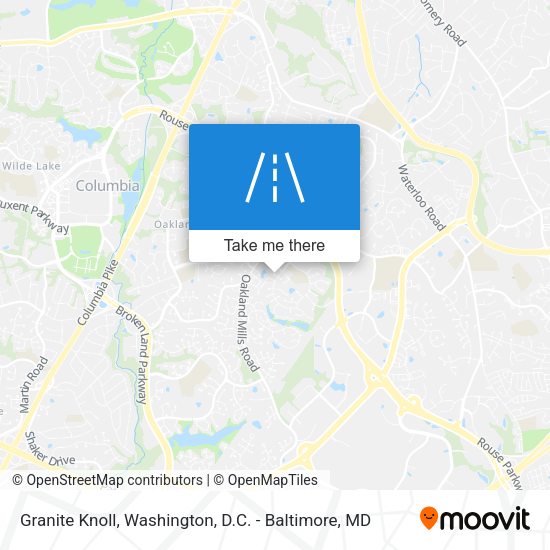 Granite Knoll map