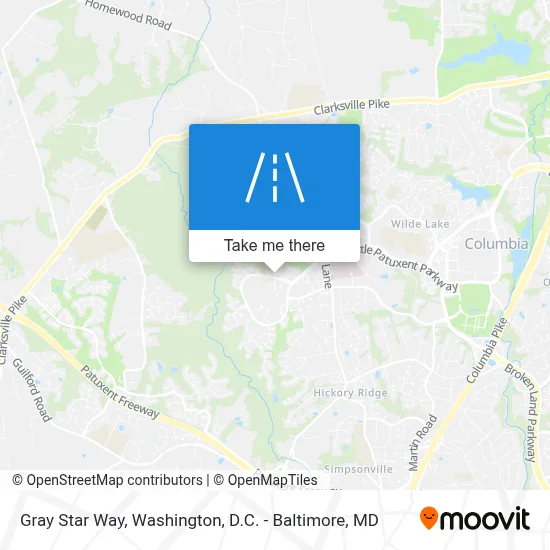 Gray Star Way map
