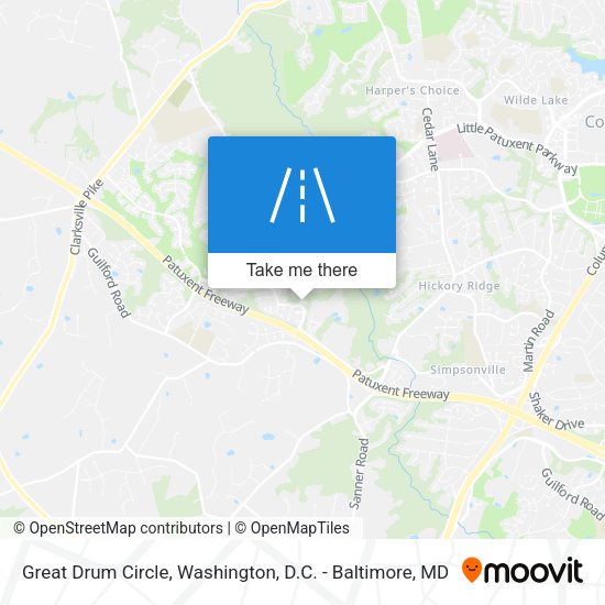 Great Drum Circle map