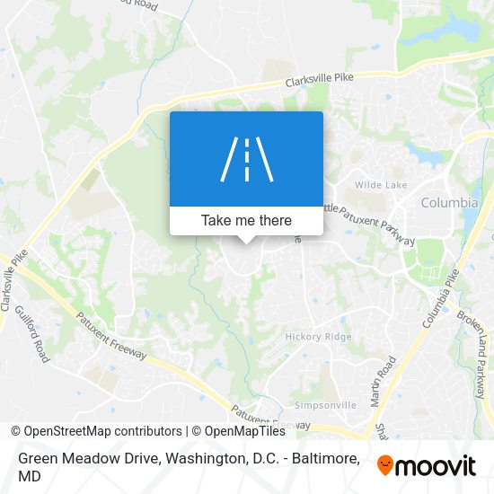 Mapa de Green Meadow Drive