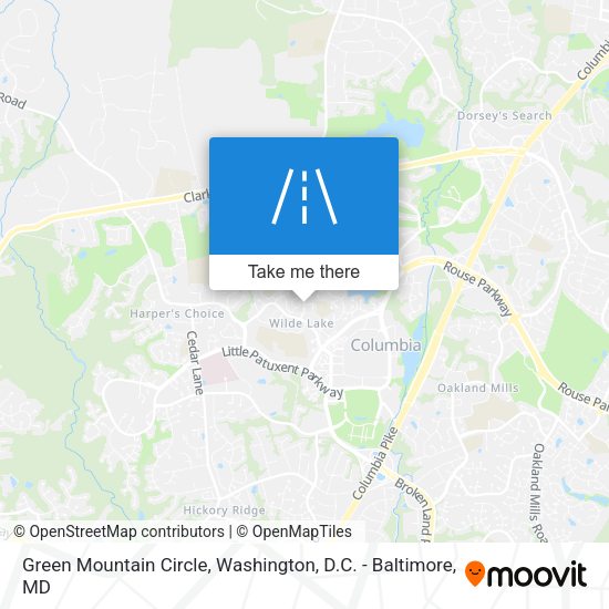 Green Mountain Circle map