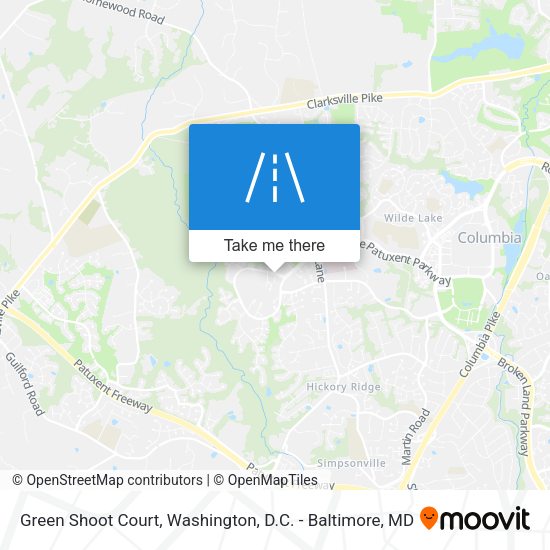 Mapa de Green Shoot Court