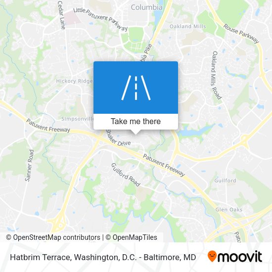 Hatbrim Terrace map