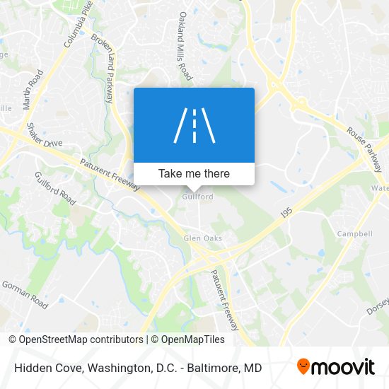 Hidden Cove map