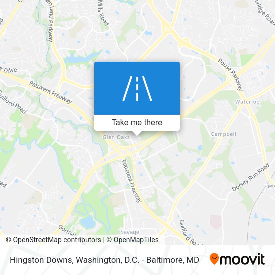 Mapa de Hingston Downs