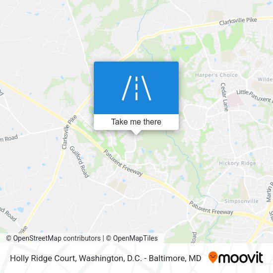 Mapa de Holly Ridge Court