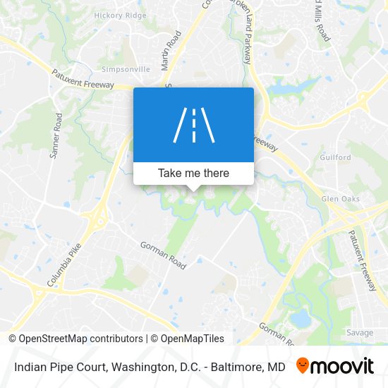 Indian Pipe Court map