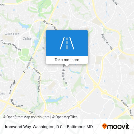 Ironwood Way map