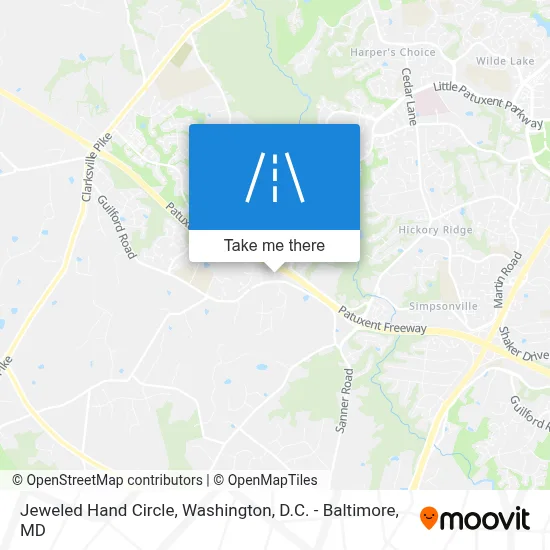 Jeweled Hand Circle map