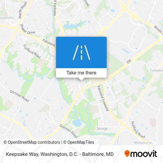 Keepsake Way map