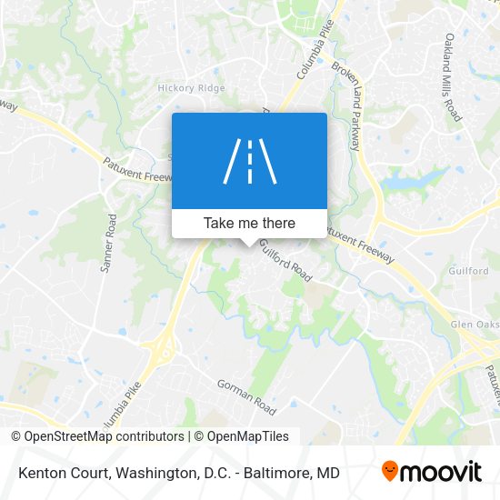 Kenton Court map