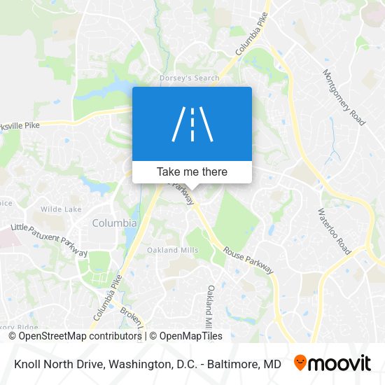Knoll North Drive map