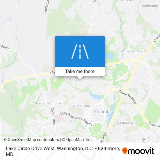 Lake Circle Drive West map