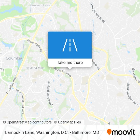 Lambskin Lane map