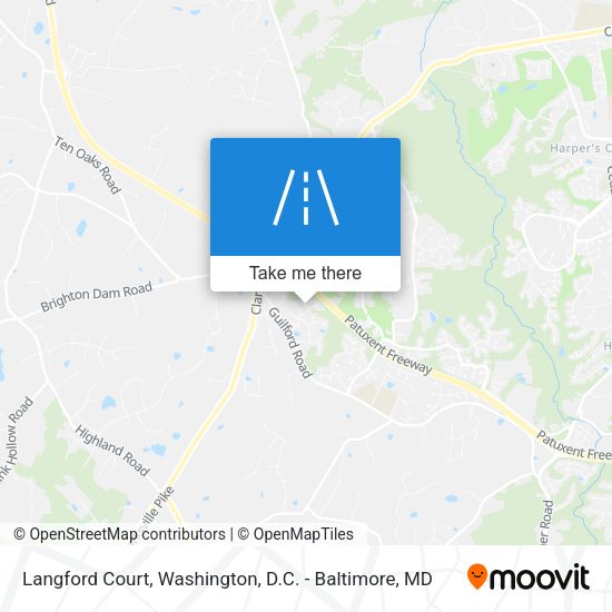Langford Court map