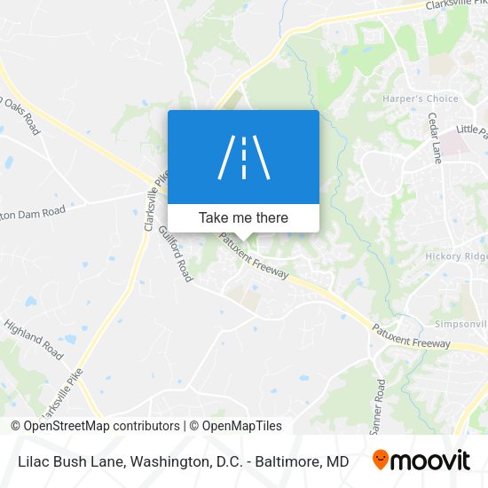Mapa de Lilac Bush Lane