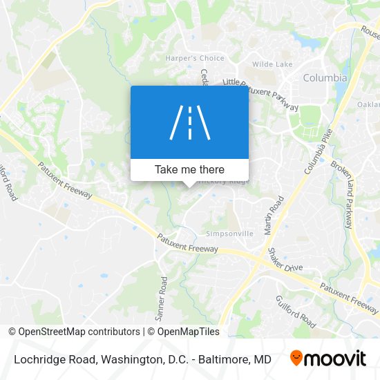 Lochridge Road map