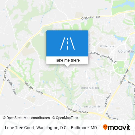 Lone Tree Court map