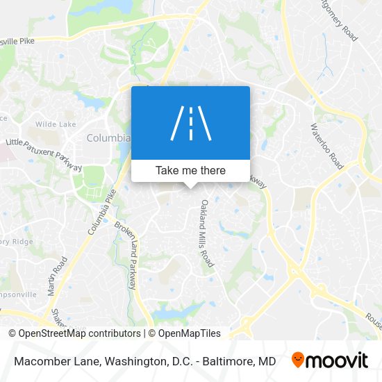 Macomber Lane map
