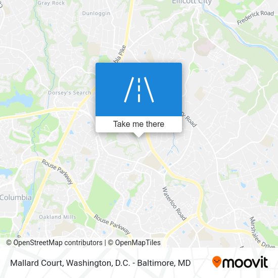 Mallard Court map