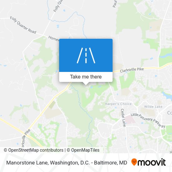 Manorstone Lane map