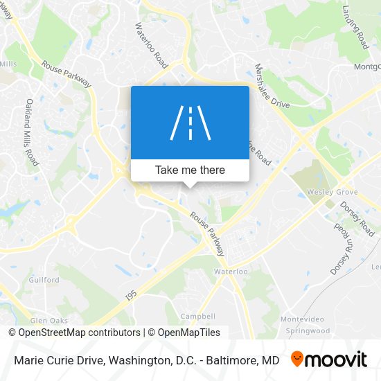 Marie Curie Drive map