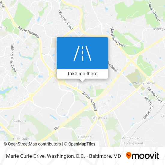 Marie Curie Drive map