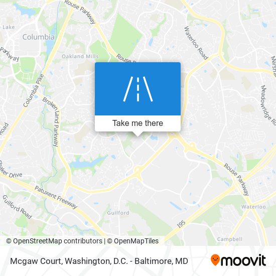 Mcgaw Court map