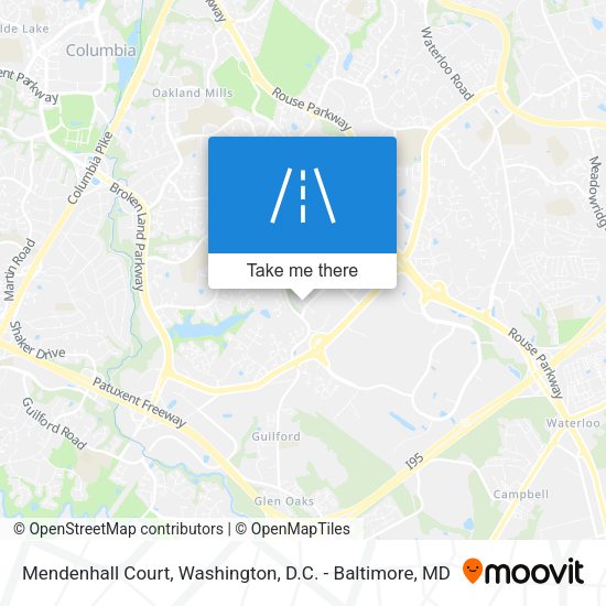 Mapa de Mendenhall Court