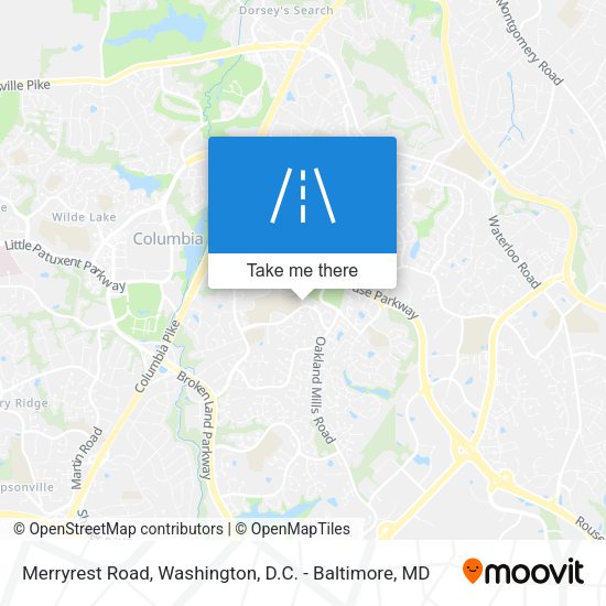 Merryrest Road map