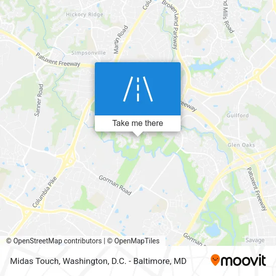 Midas Touch map