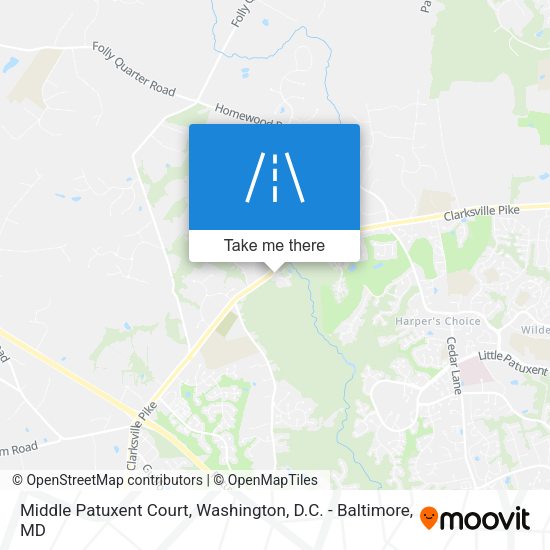 Middle Patuxent Court map