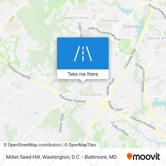 Mapa de Millet Seed Hill