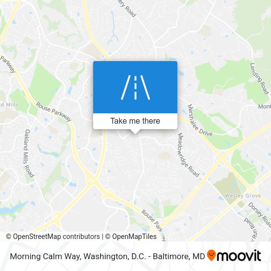 Mapa de Morning Calm Way