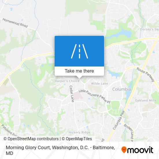 Mapa de Morning Glory Court