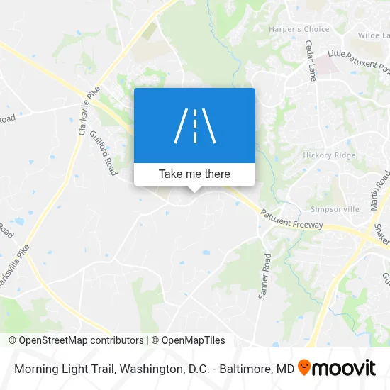 Morning Light Trail map