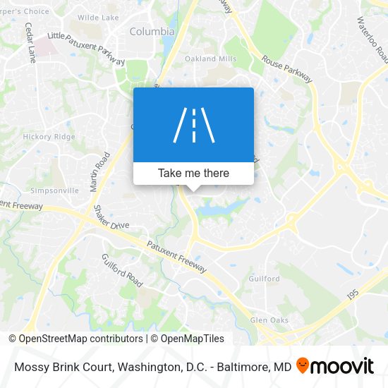 Mapa de Mossy Brink Court