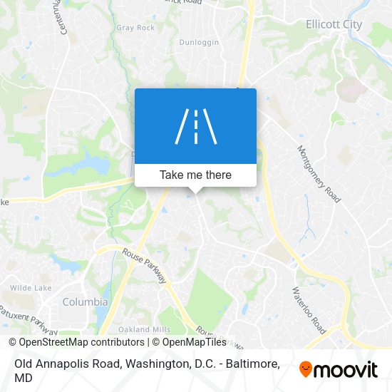 Old Annapolis Road map