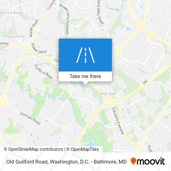 Mapa de Old Guilford Road