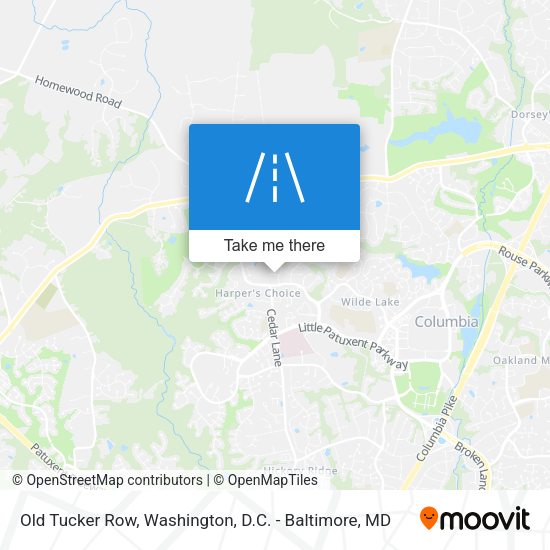 Mapa de Old Tucker Row