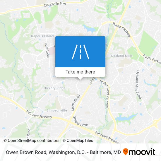 Owen Brown Road map