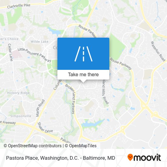 Pastora Place map