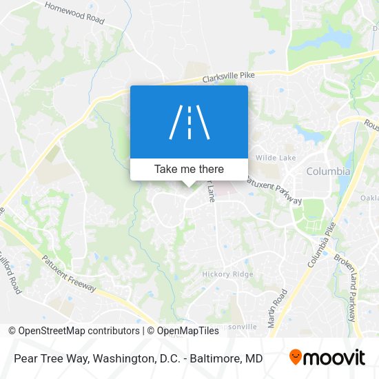 Mapa de Pear Tree Way